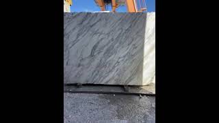 Amazing Calacatta Vagli marble Block to be cut into Slabs 20mm thick 34 inches [upl. by Oswell]