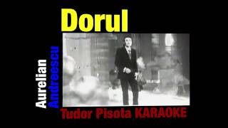 Dorul  Aurelian Andreescu  Karaoke  Instrumental cu backing vocals [upl. by Ainnet]