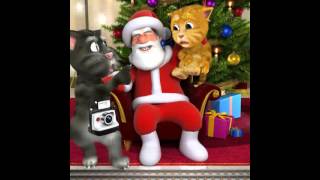 Cat kick Santa [upl. by Anert]