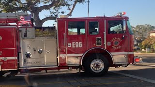 Torrance Fire amp EMS Engine 96 responding [upl. by Kariotta]