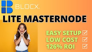 Earn Passive Income with a BLOCX Lite Masternode [upl. by Norman]