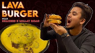 Best Lava Burger Near Shaheed e Millat 😍 🤤 [upl. by Nuawad]