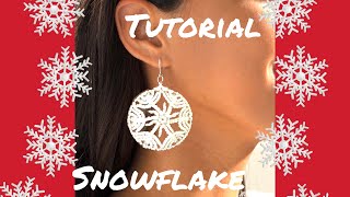 Snowflake Macramè Tutorial [upl. by Eivad]