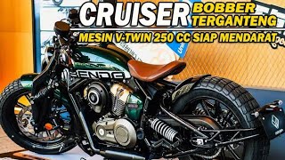 BREAKING NEWS ‼️ CRUISER BOBBER TERGANTENG MESIN VTWIN 250CC SIAP MENDARAT [upl. by Lawson]