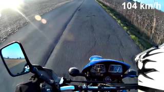 Yamaha XT 600  Top SpeedAcceleration [upl. by Narruc250]