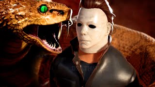 Mortal Kombat 1 All Animalities on Michael Myers Halloween [upl. by Schulman]