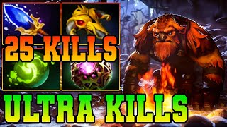 Ultra Kills  25 Kills Earthshaker Dota 2 Mid Lane Carry Pro Gameplay Item Build Guide 737 [upl. by Wurster]