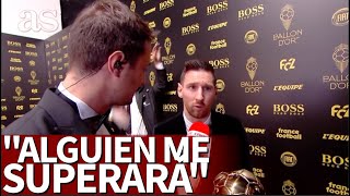 Balón de Oro  Messi quotAlguien superará esta marcaquot  Diario AS [upl. by Ahsenrat838]