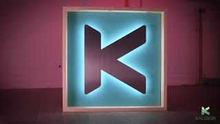 Illuminated sign – BRASS amp STAINLESS STEEL  LED signs by Kalisign [upl. by Meuser]