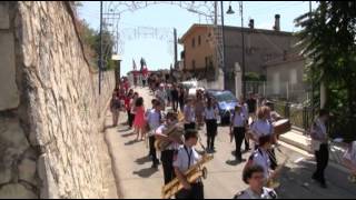 Forcella Pescosolido Processione San Rocco Madonna Sacro Cuore [upl. by Lavinie12]