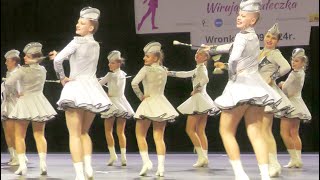 Majorettes DZIEWCZĘTA Z BUŁAWAMI  Drezdenko  Mażoretki  stage mace classic senior  Wronki 2024 [upl. by Upali]