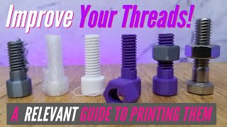 How To 3D Print Perfect Threads A Step By Step Guide [upl. by Orimlede]