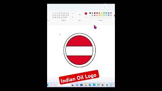 How to Draw Indian Oil Logo logo trending drawing shorts [upl. by Coral]