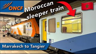 Sleeper train in Morocco Marrakech to Tangier by night train [upl. by Mosier]