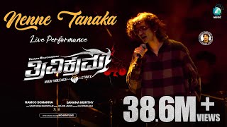 Sanjith Hegde Live Performance  Nenne Tanaka Song  Trivikrama  Arjun Janya  Vikram Ravichandran [upl. by Parhe]