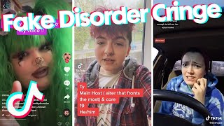 Fake Disorder Cringe  TikTok Compilation 18 [upl. by Leiruh]