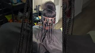 Big Box Braids braids trending [upl. by Ididn]