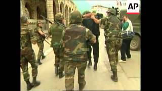 YUGOSLAVIA KOSOVO PEC KLA SOLDIER ARRESTED [upl. by Halimak]