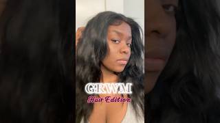 Fall crimped Hair routine grwm hairroutine blackgirlaesthetic [upl. by Roanna]