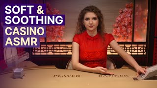 Soft amp Soothing Baccarat  Unintentional ASMR Casino [upl. by Fidellia]