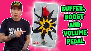 JAM Pedals Boomster MK2  Buffer  Booster  Vol Pedal [upl. by Seuqramed]