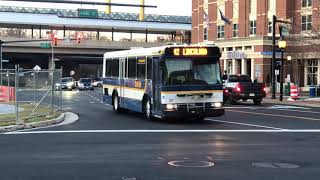 DASH Alexandria Transit Company Neoplan AN460 612 and Orion V 87  King Street  Old Town Station [upl. by Bink789]