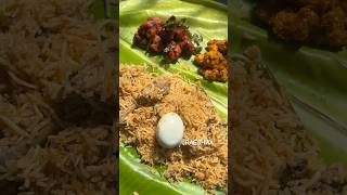 Todays lunch Chicken biryani with 65 sweet and egg 🔥 ytshorts chickendumbiryani [upl. by Heinrike746]