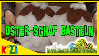  OSTER  SCHAF BASTELN  Aus Pappteller amp Watte  DIY  Basteln mit Kleinkinder zu Ostern [upl. by Elpmid]