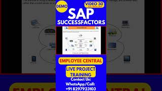 SAP SuccessFactors Employee Central Training Video 30 13th Nov 2024 sapsuccessfactorstraining [upl. by Diad]