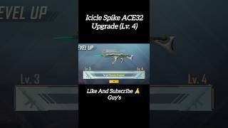 Icicle Spike ACE32  Upgrade Lv 4  Bgmi • Pubg shorts viral [upl. by Annua]