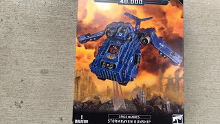 Warhammer 40k Space Marines Stormraven Gunship [upl. by Inahc604]