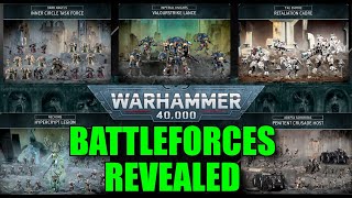 OFFICIAL REVEAL Warhammer Christmas BATTLEFORCE Preview from Games Workshop 40k New40k 40000 [upl. by Rondi]