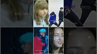 Lisa 💗 vs Bts 💜 Momoland 💓  Who is favourite  Lisa Jungkook Taehyung Nanusy momoland btsshorts [upl. by Idnahk]