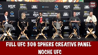 Full UFC 306 Sphere Creative Panel  Noche UFC [upl. by Schnell]