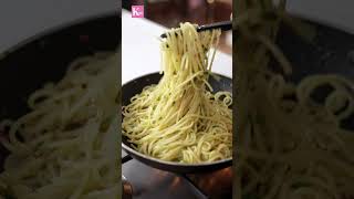 Spaghetti Aglio E Olio  Noodles Recipe  Kunal Kapur Recipes  Shorts TrendingRecipe [upl. by Jo-Anne]