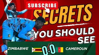 Cameroon vs Zimbabwe  full time match highlights AFCON QUALIFIERS afcon [upl. by Cofsky]