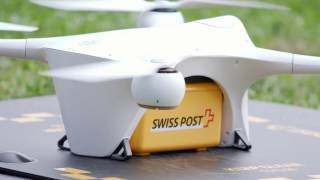 A Lugano un drone della Posta Svizzera trasporta provette tra due ospedali [upl. by Anselmi]