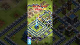 Just a normal attack my super minion when u dont no what to do😉😁🤣 falcongamers8833clashofclans [upl. by Margarida]