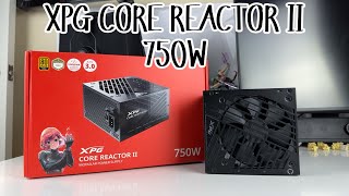 XPG CORE REACTOR II 750W Unboxing [upl. by Eleirbag]