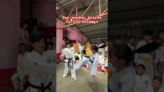 Getting Red belt isn’t Easy martialarts taekwondo sports kicking kick itftaekwondo kids tkd [upl. by Akkahs]