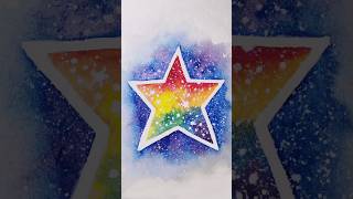 Star A Watercolour Painting 🎨🖌️ art drawing painting [upl. by Crocker391]