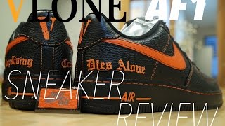 VLONE X NIKE AIR FORCE 1 REVIEW [upl. by Pathe950]