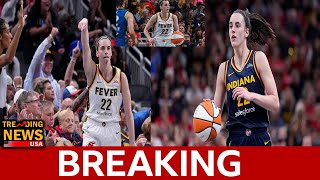 Caitlin Clark sets Fever record for most 3 pointers in single season during Indianas loss to Lynx [upl. by Adialeda617]