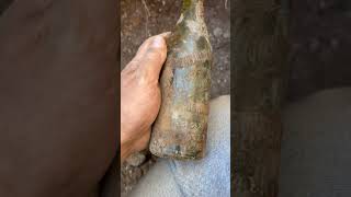 Freshly dug Antique Birkenhauer’s blobtop beer bottle from 1906 [upl. by Amian]