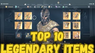 Top 10 Items You Must Have in Assassins Creed Odyssey [upl. by Marleah]