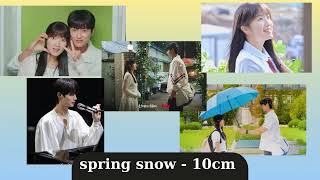 Spring snow 10CMost Love Runner lovelyrunner ost byeonwooseok kimhyeayoon [upl. by Eusoj]