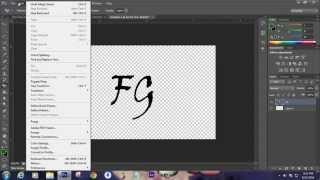 How to create watermark using photoshop cs6 [upl. by Gale159]