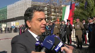 Isernia Celebrazione IV novembre 24Intervista al Prefetto Montella [upl. by Prud]