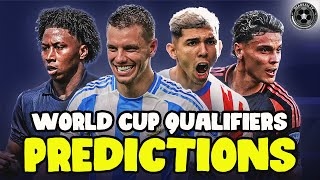 CONMEBOL SEPTEMBER WORLD CUP QUALIFIERS PREDICTIONS [upl. by Okikuy]