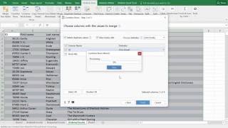 How to merge duplicate rows in Excel [upl. by Porett]